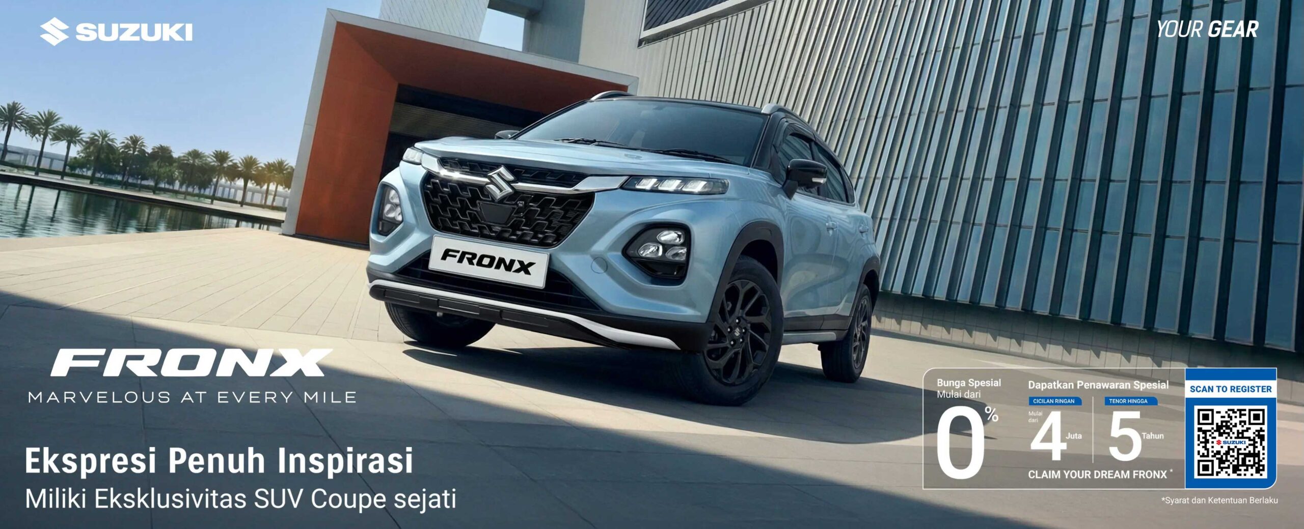Promo nol persen suzuki fronx